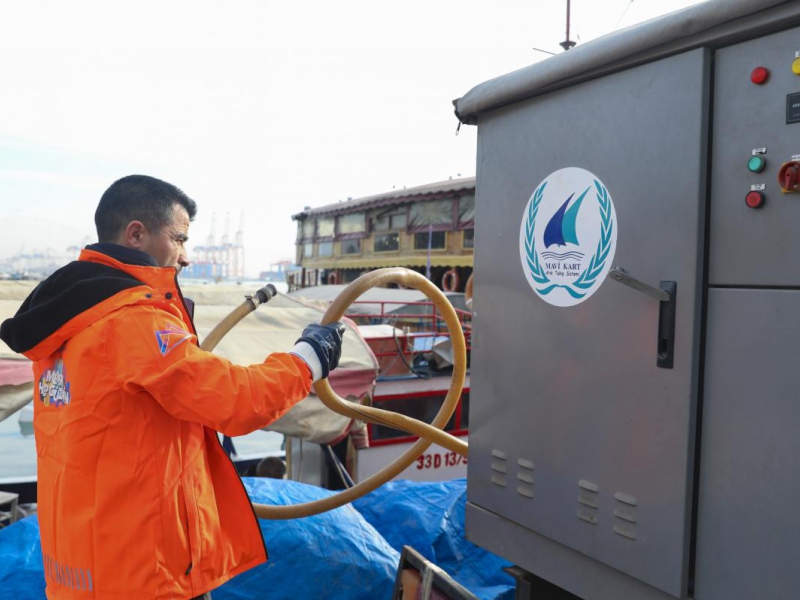 Mersin B&uuml;y&uuml;kşehir Mavi Kart Sistemi İle Denizi Koruyor